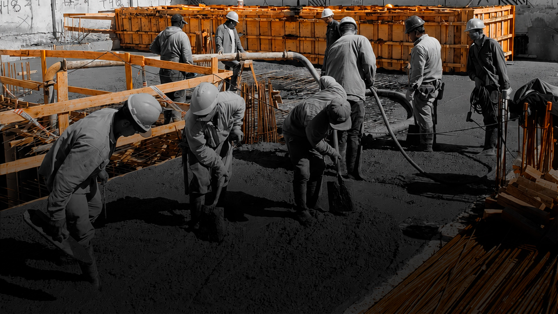 Equipo en obra